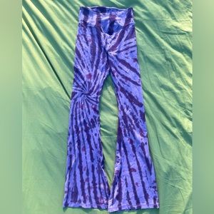 tie dye, flared legging from victoria’s secrets, PINK
